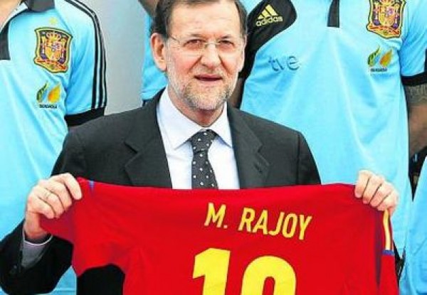 La rectificación de Rajoy: 20 minutos para hablar de deportes y… ¡al fútbol!