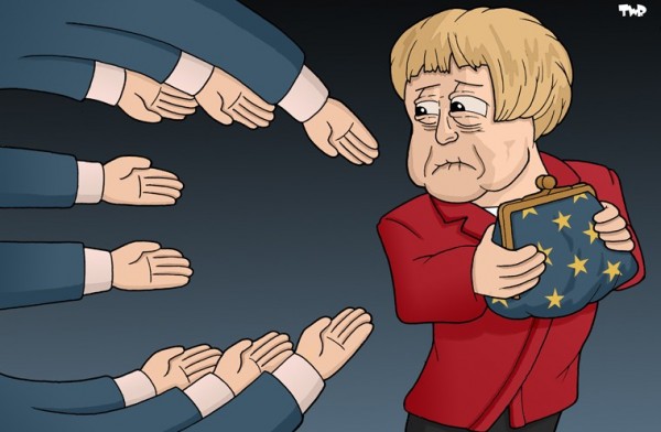 Merkel reclama todo el poder sobre los estados de la UE