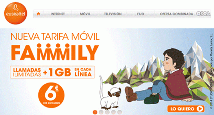 Tarifa Móvil Familiar de Euskaltel: Ahorra hasta el 75% en la factura